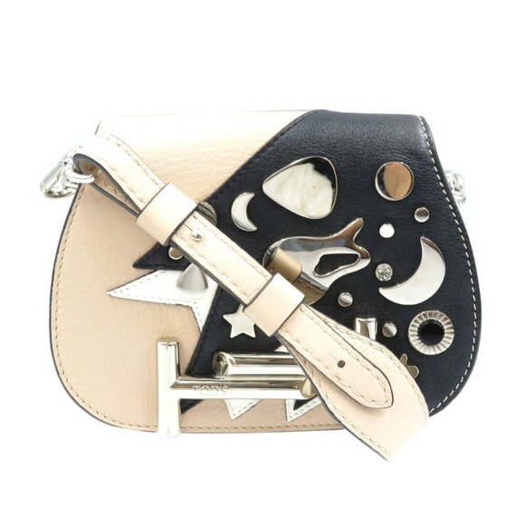 TOD'S Black Leather Shoulder Bag - Picture 1 of 8